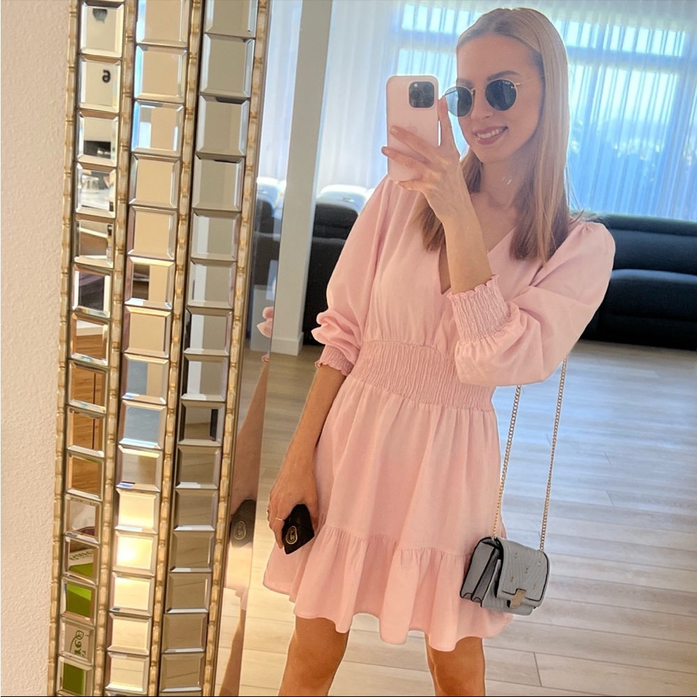Elegant Pink Dress Zara
